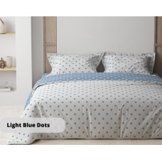 Постільна білизна сімейна ТЕП Happy Sleep Light Blue Dots ТЕП 2-03797-25073 150х215х2 см