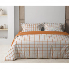 Постільна білизна сімейна ТЕП Happy Sleep Terracotta Check 2-03797-25233 150х220х2 см