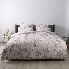 Постільна білизна сімейна ТЕП Happy Sleep Нотатки кохання 2-03797-28947 150х215х2 см