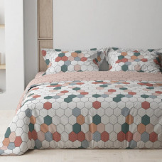 Постільна білизна сімейна ТЕП Happy Sleep Барвисті стільники 2-03797-28994 150х215х2 см