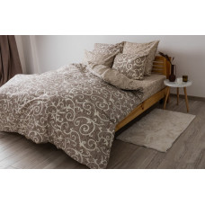 Постільна білизна сімейна ТЕП Soft dreams Beige and White 2-03860-25169 150х215х2 см