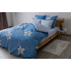 Постільна білизна сімейна ТЕП Soft dreams Twinkle Stars 2-03860-25351 150х215х2 см