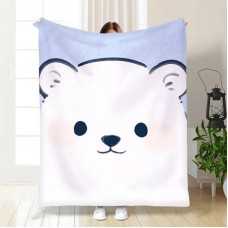 Плед 3D Білий ведмедик 15837 160х200 см