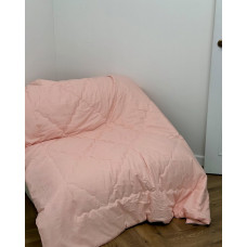 Ковдра євро Dushka Home 21335 200х220 см персикова