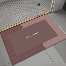 Килимок придверний прямокутний 11855 60х40 см рожевий