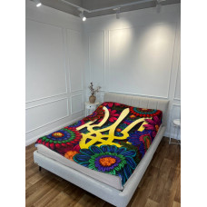 Плед 3D патріотичний Квіткова Слава України 12897 135х160 см