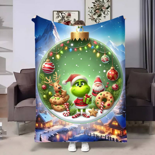 Плед 3D Грінч Маленький 17733 160х200 см