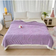 Плед Dushka Home Метелик 20984 200х230 см фіолетовий