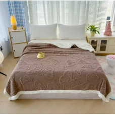 Плед Dushka Home Метелик 20988 200х230 см коричневий