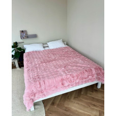 Плед Dushka Home Шиншила 20991 200х230 см рожевий