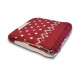 Плед бавовняний Aksu Dark Red 21032 180х220 см червоний
