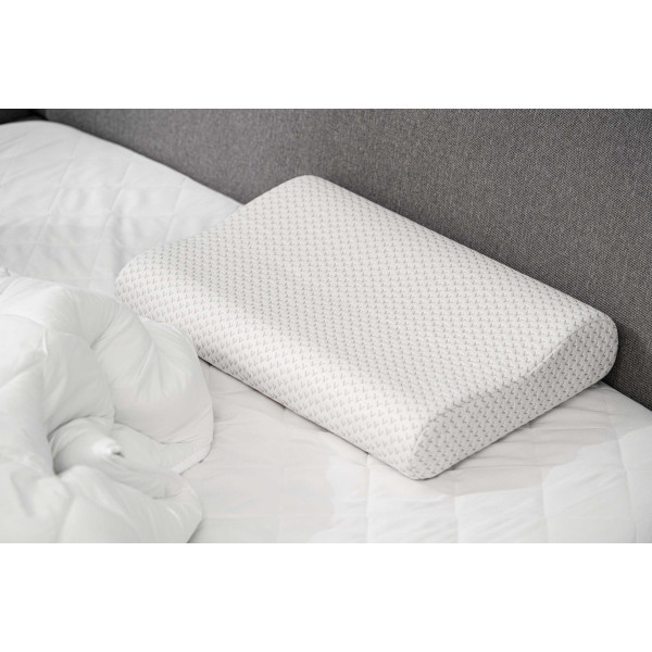 Подушка ортопедична Ardesto Sleepwell ART6040СOP 60х40х11/9 см біла