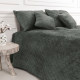 Покривало полуторне ТЕП Velour Ромб круглий 4-00515-22391 150х210 см сіре