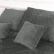 Покривало полуторне ТЕП Velour Ромб круглий 4-00515-22391 150х210 см сіре