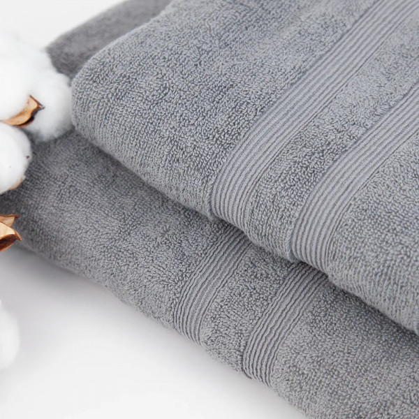 Рушник для обличчя банний ТЕП Tender Touch Stone Grey Р-04137-27879 50х90 см кам'яно-сірий
