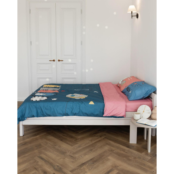 Постільна білизна плюшева євро Dushka Home 20950 200х220 см