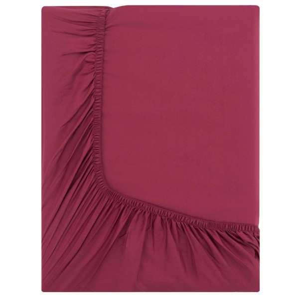 Простирадло на гумці Ardesto Mix MatСh ART1620FSR 160х200+30 см бордове