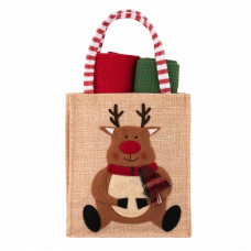 Набір рушників Ardesto Christmas Deer ART3863HDB 38х63 см 2 шт