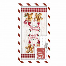 Набір рушників Ardesto Christmas Gingerbread ART3863HGB 38х63 см 2 шт