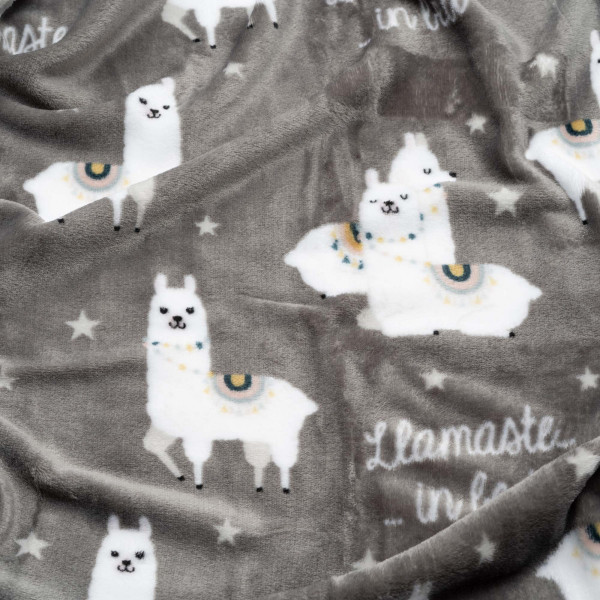 Плед Ardesto Flannel Лами ART0114PB 160х200 см сірий