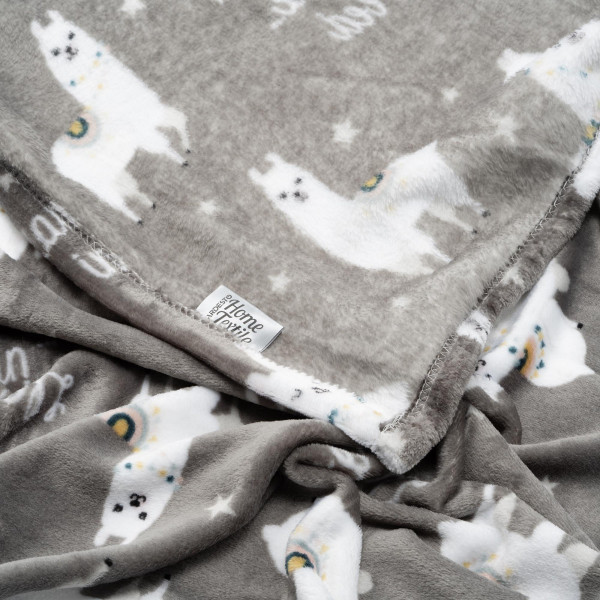 Плед Ardesto Flannel Лами ART0114PB 160х200 см сірий