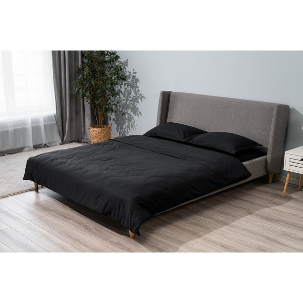 Підковдра Ardesto Mix Match Premium ART1622DVL 160х220 см чорний