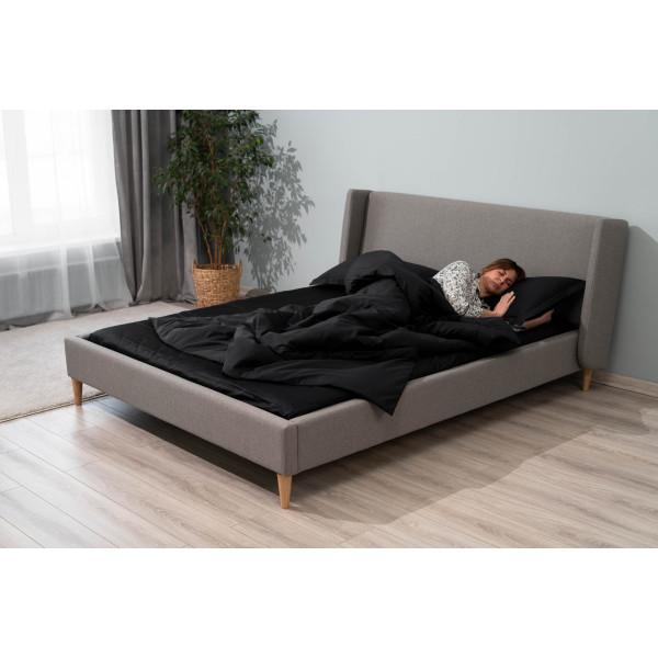 Підковдра Ardesto Mix Match Premium ART1622DVL 160х220 см чорний