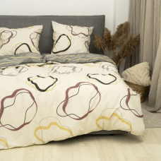 Постільна білизна євро Viluta Сатин Twill 736-E 220х200 см