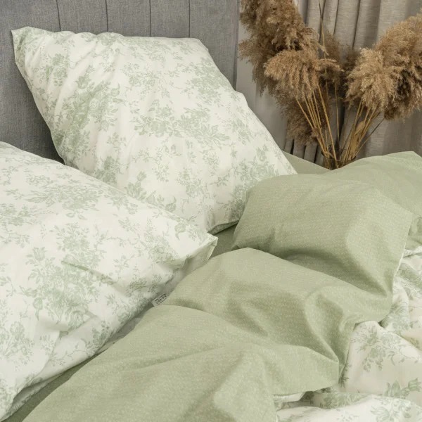 Постільна білизна євро Viluta Сатин Twill 741-E 220х200 см