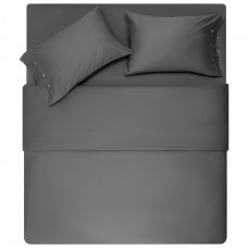 Постільна білизна Ardesto Mix MatСh ART1622SD 180х240 см сіра