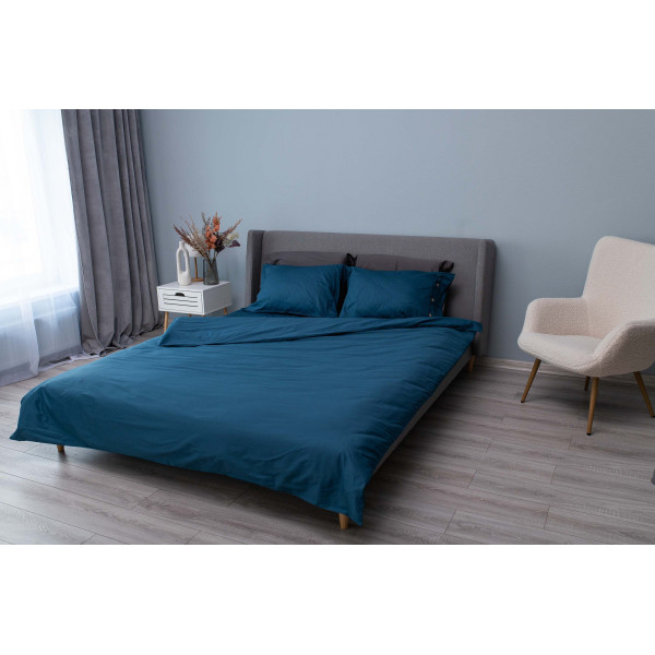 Простирадло на гумці Ardesto Mix MatСh ART1820FSB 180х200+30 см океан