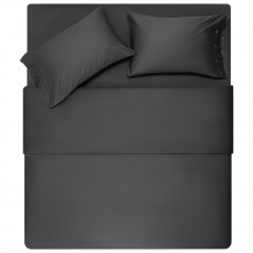 Простирадло на гумці Ardesto Mix MatСh Premium ART1620FSY 160х200+30 см сіра