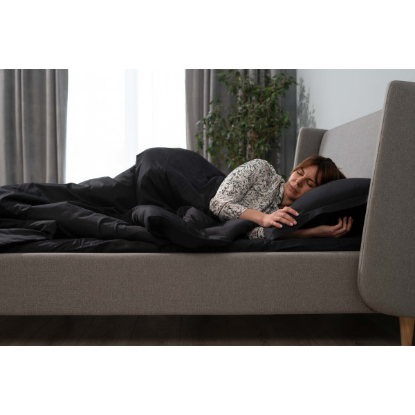 Простирадло на гумці Ardesto Mix MatСh Premium ART1820FSL 180х200+30 см чорна