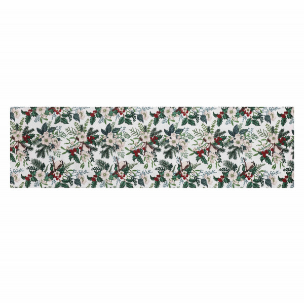 Раннер Ardesto Happy Holidays ART01HG 40х140 см зелений гостролист