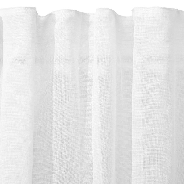 Фіранка крафт-лен Ardesto ART1050WH 300х270 см біла