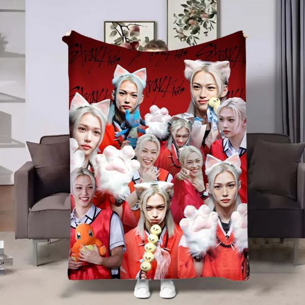 Плед 3D Stray Kids Felix 17966 135х160 см