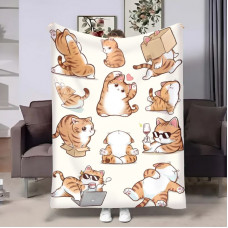Плед 3D Котики муркотики 17962 135х160 см