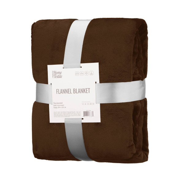 Плед Ardesto Flannel ART0218SB 200х220 см коричневий