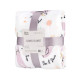 Плед Ardesto Flannel Лінивці ART0115PB 160х200 см білий