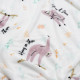 Плед Ardesto Flannel Лінивці ART0115PB 160х200 см білий