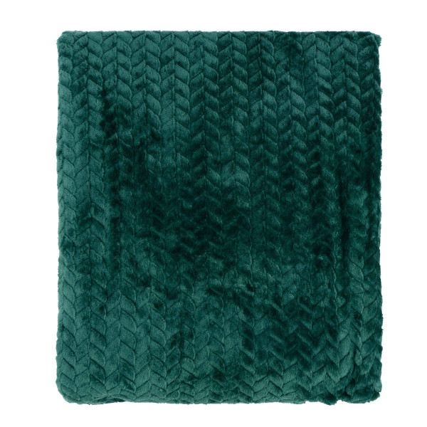 Плед Ardesto JaСquard Braid ART0208JB 200х220 см смарагдовий