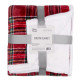 Плед Ardesto Sherpa Клітка ART0201SH 160х200 см червоний