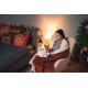 Плед Ardesto Sherpa Клітка ART0201SH 160х200 см червоний