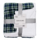 Плед Ardesto Sherpa Клітка ART0202SH 160х200 см зелений