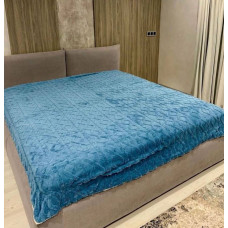 Плед Dushka Home Візерунок 20772 200х230 см блакитний