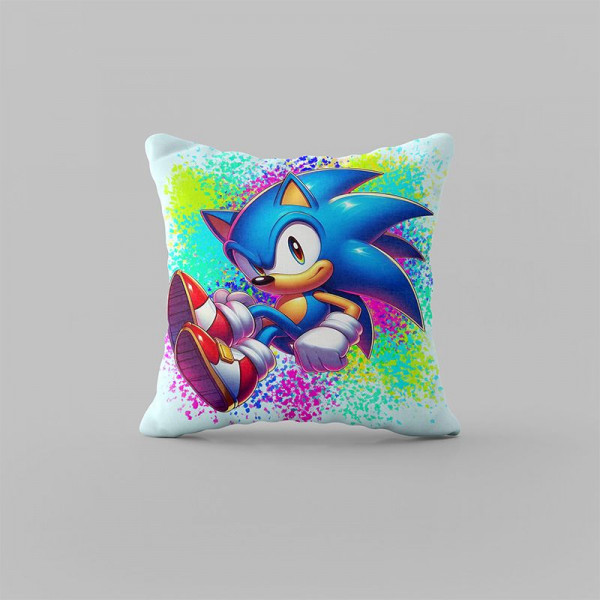 Подушка 3D Сонік №2 4445_D 17969 35х35 см