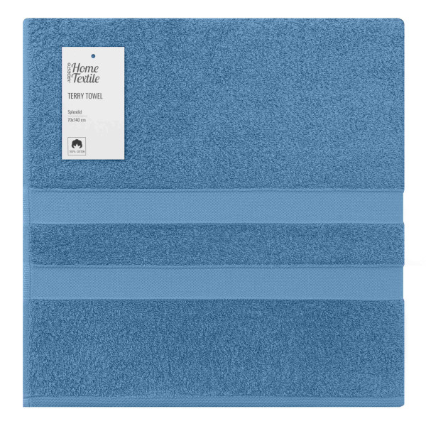 Рушник банний Ardesto Splendid ART2370BL 70х140 см блакитний