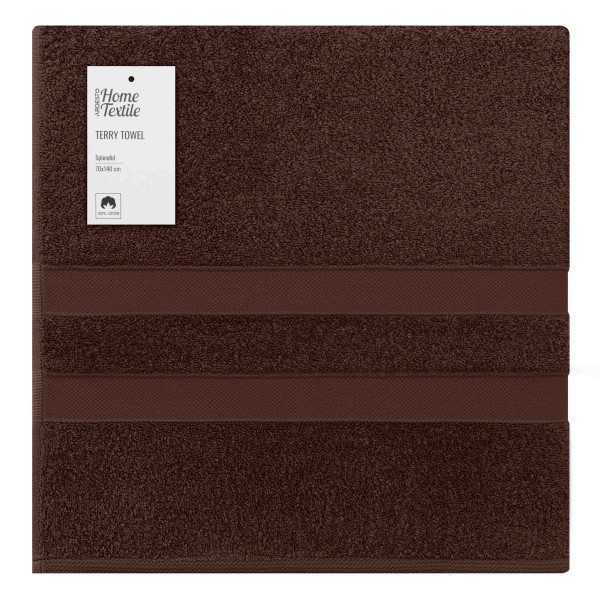Рушник банний Ardesto Splendid ART2370BR 70х140 см коричневий