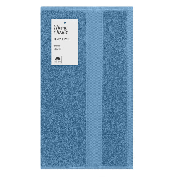 Рушник для рук Ardesto Splendid ART2330BL 30х50 см блакитний