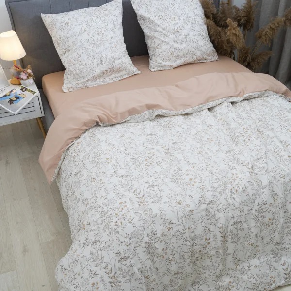 Постільна білизна євро Viluta Сатин Twill 727-E 220х200 см